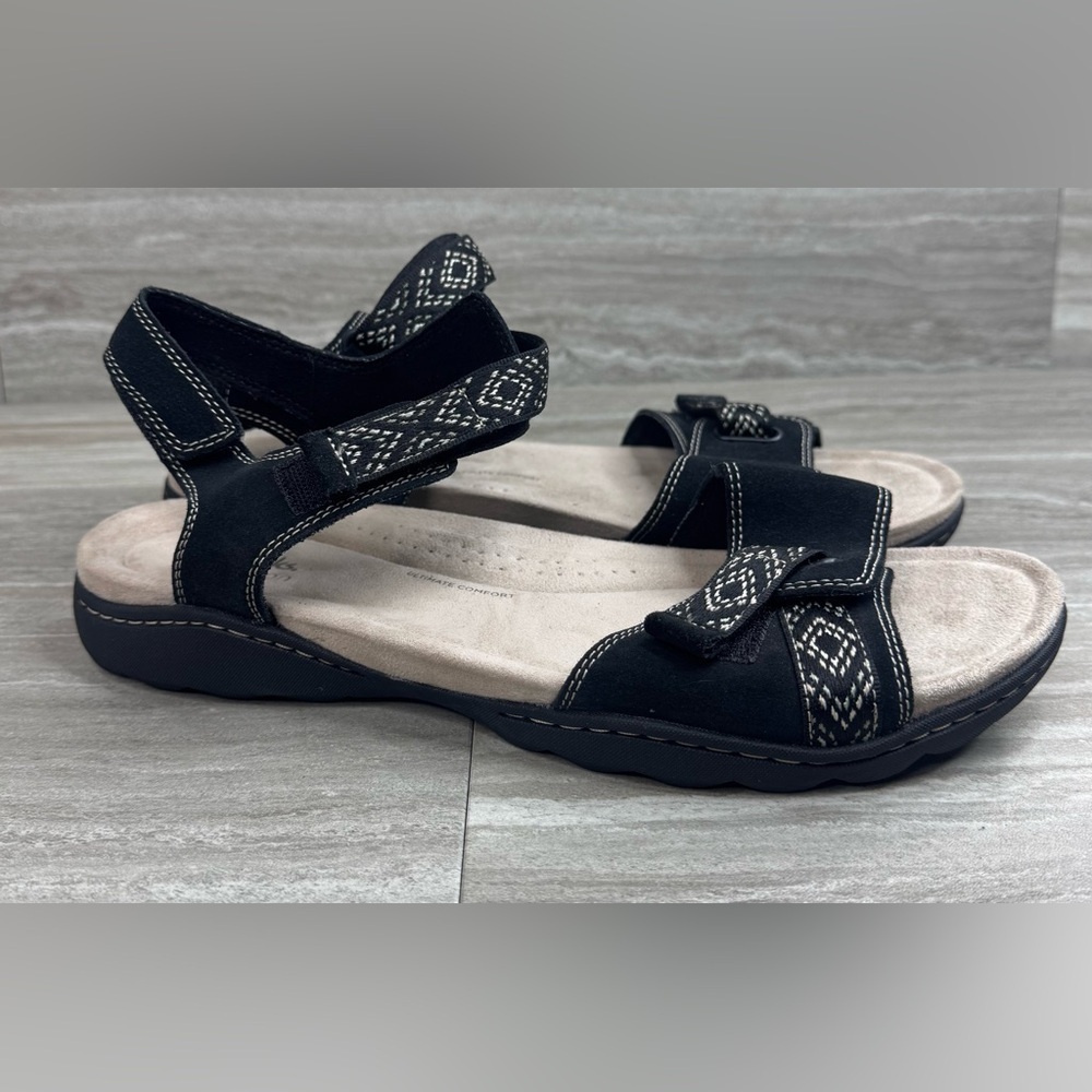 Clarks Collection Amanda Sprint Strappy Sandals Womens Size 11 - Picture 2 of 13